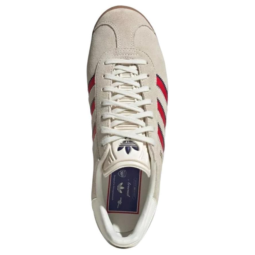 Кроссовки Арсенал FC X adidas originals Gazelle Low Топ Скейтборд Обувь Мужская Серый - изображение 4