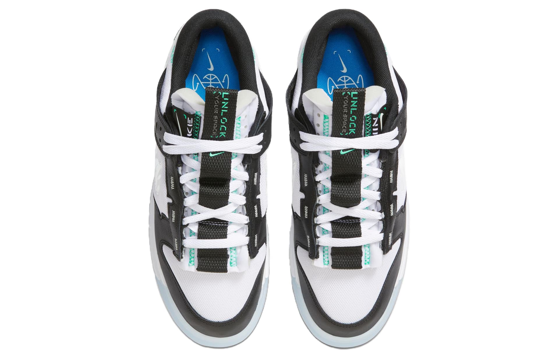 Кроссовки Nike Air Dunk Jumbo Remastered Black White - изображение 4