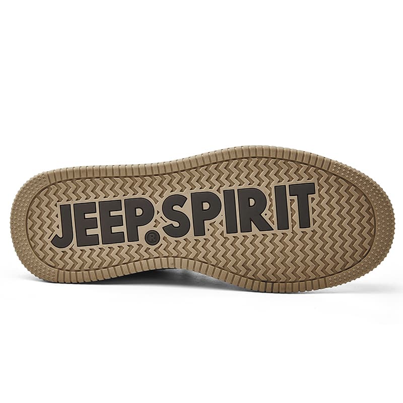 Кроссовки JEEP SPIRIT Спортивная повседневная обувь для скейтбординга с низким верхом мужская песочного цвета - изображение 7