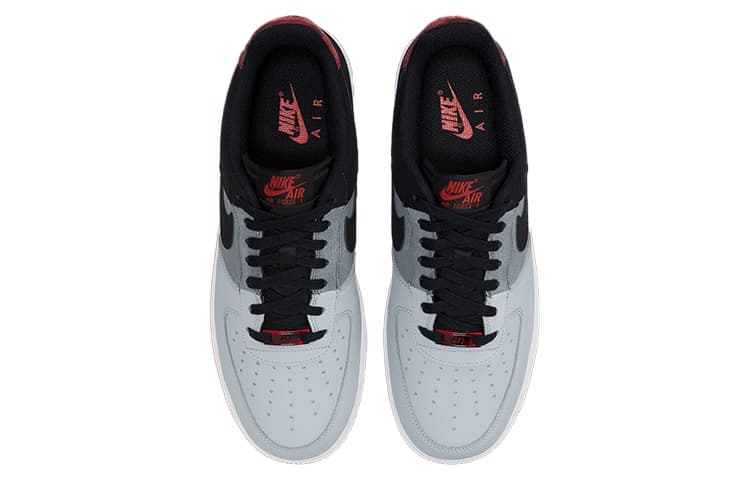 Кроссовки Nike Air Force 1 Low 07 LV8 Black Grey Red — фото 4