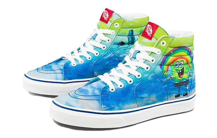 Кроссовки Vans SK8-Hi Sandy Liang x SpongeBob Rainbow - изображение 2