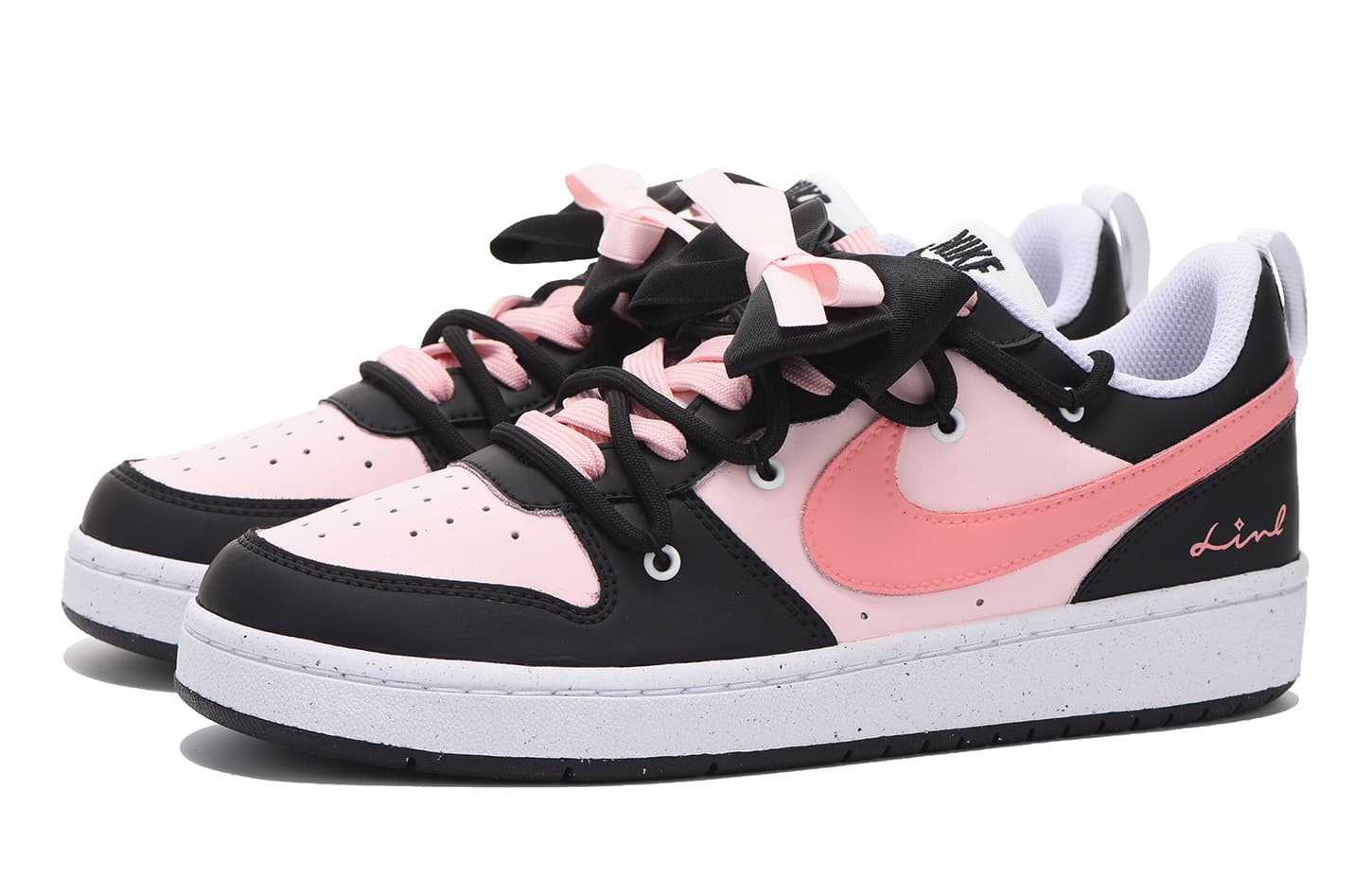 Кроссовки Nike Court Borough GS Black Pink - изображение 4