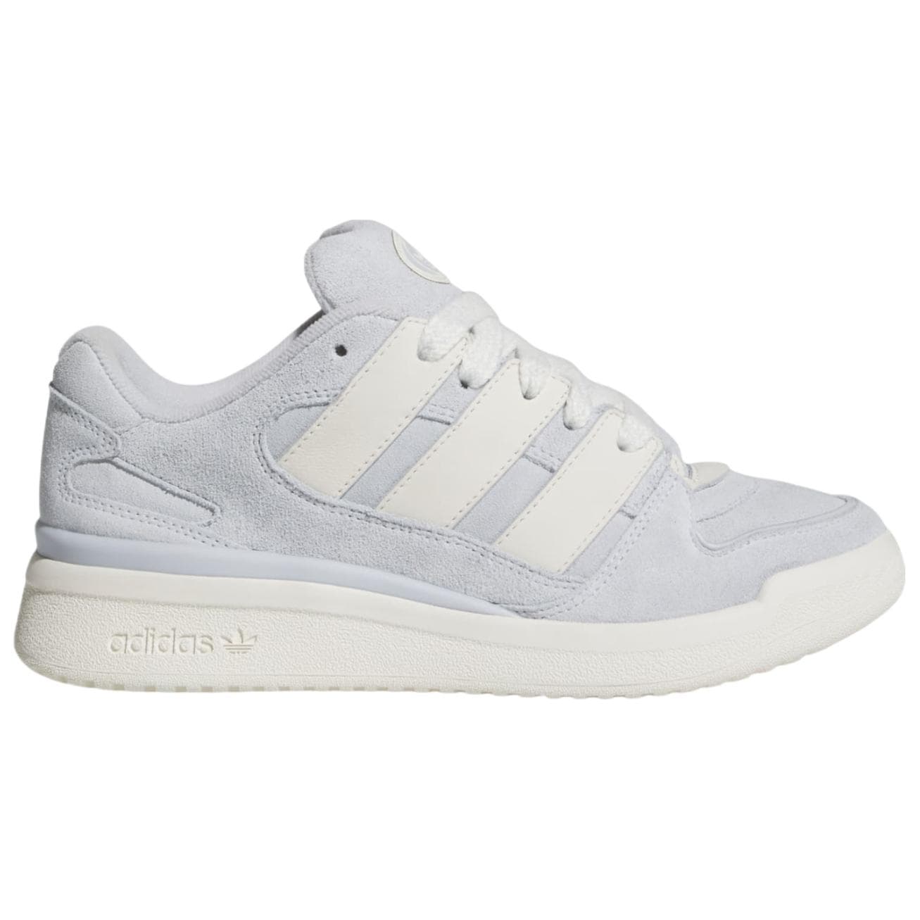 Кроссовки Adidas Originals FORUM 2000 Устойчивые к истиранию низкие скейтбордические кроссовки Женские Серый Белый - изображение 2