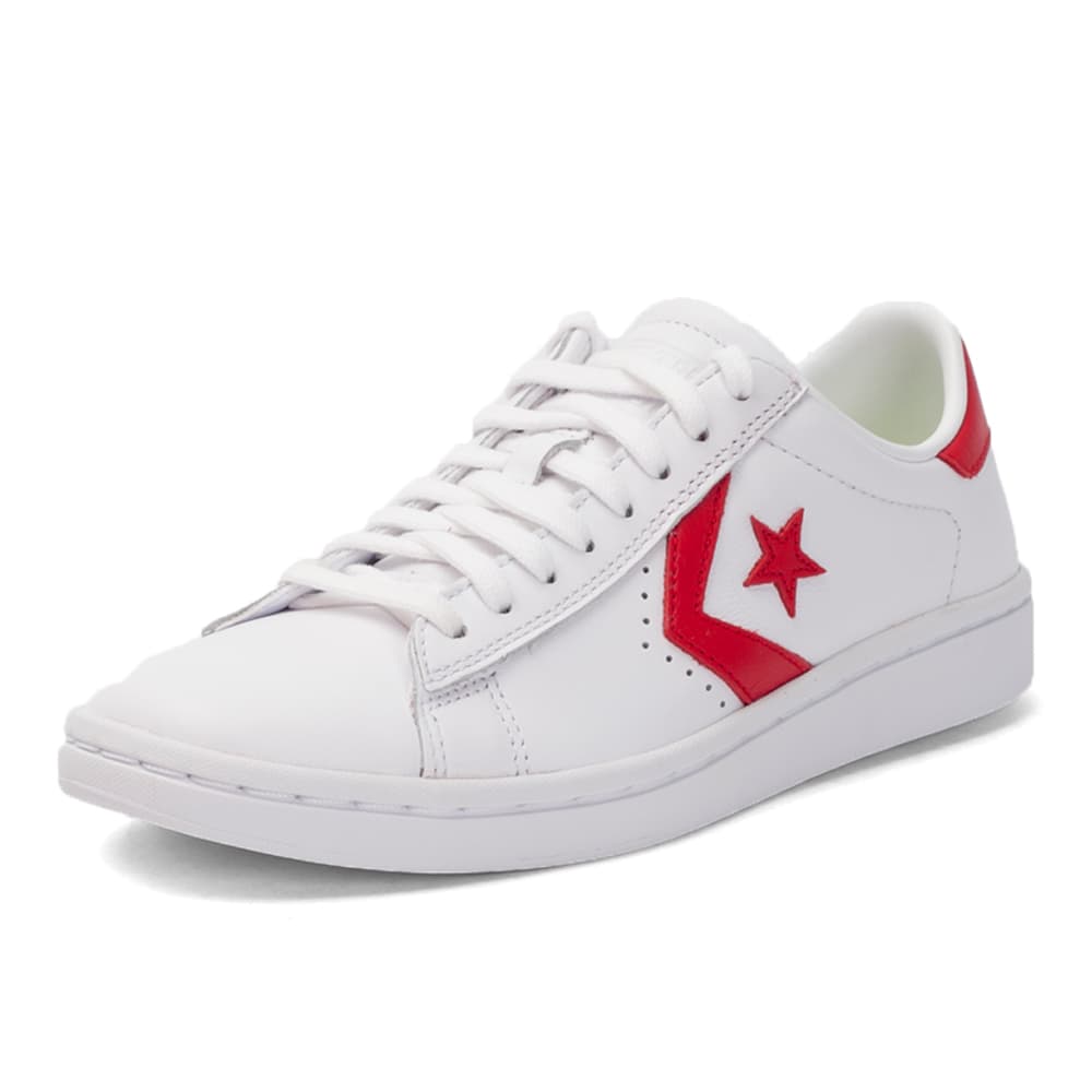 Кроссовки Converse Lifestyle Удобный Противоскользящая износостойкая Лоу-топы Повседневная обувь для скейтборда Женская Красный Белый - изображение 3