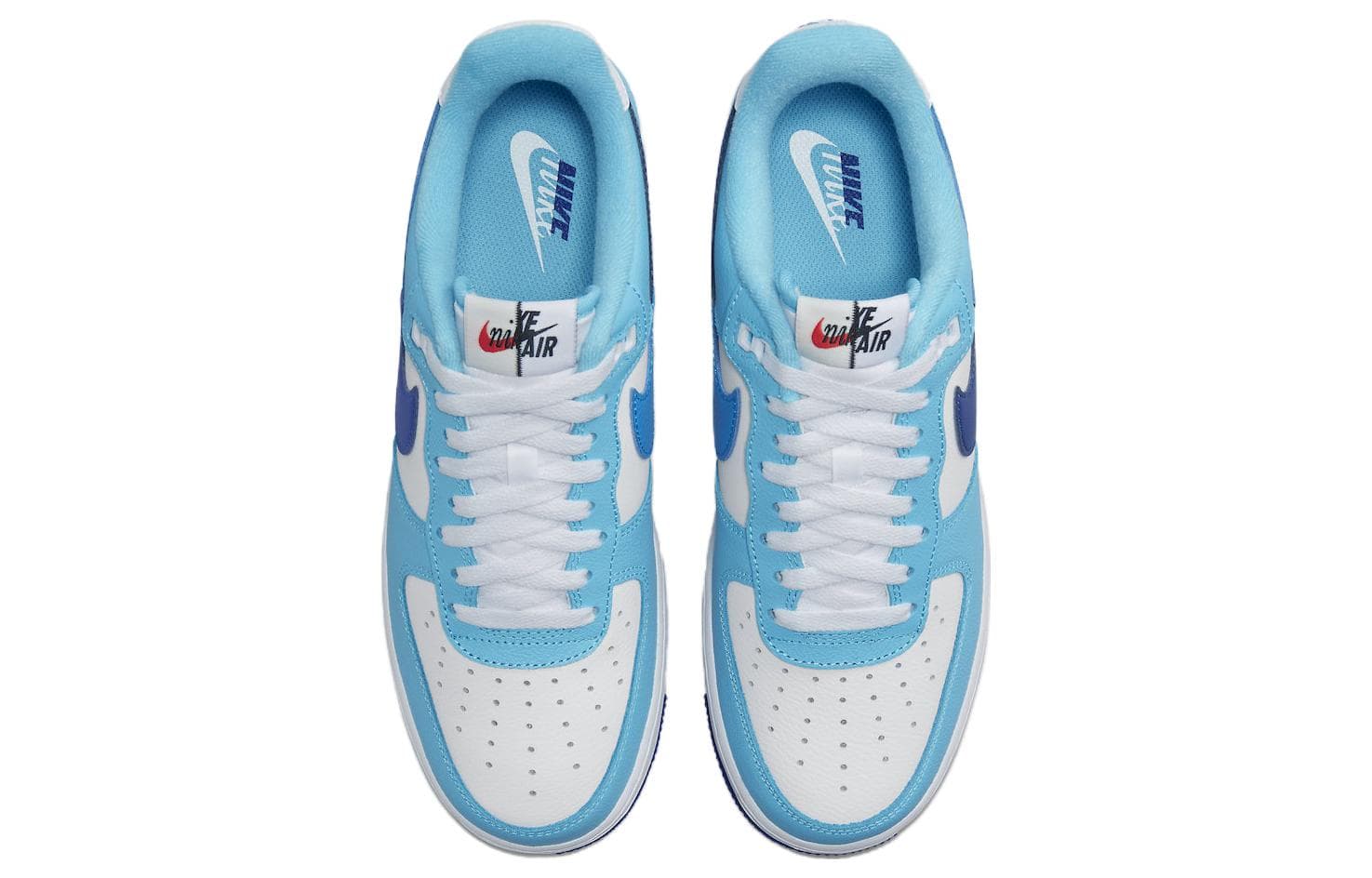 Кроссовки Nike Air Force 1 Low Split "Light Photo Blue" — фото 4
