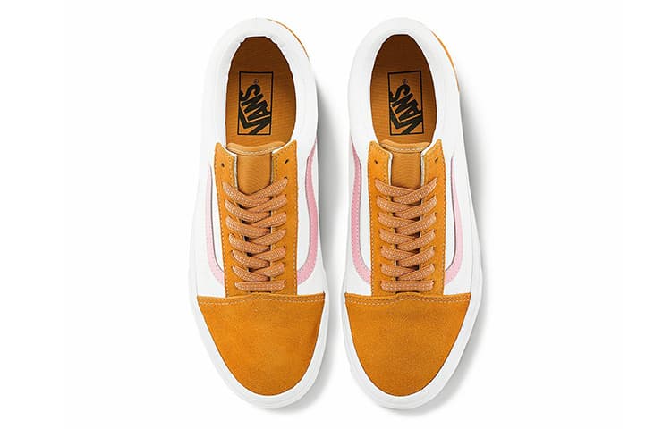 Кроссовки Vans Old Skool White Yellow - изображение 3