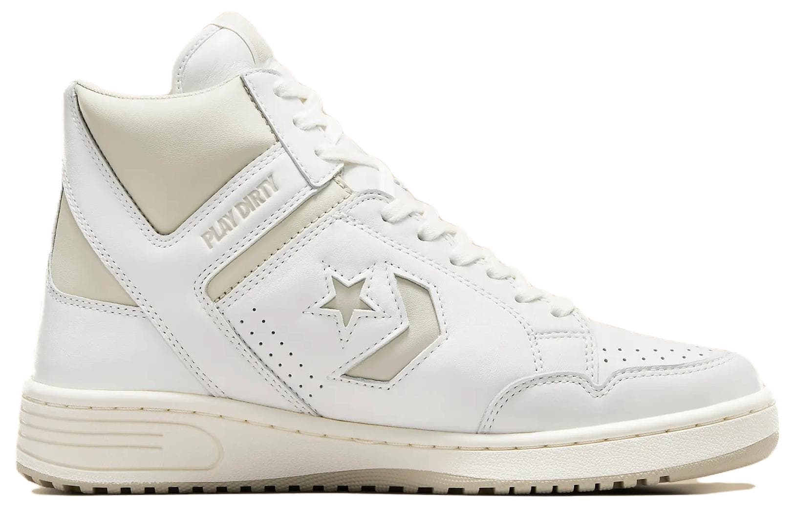 Кроссовки Converse x UNDEFEATED WEAPON удобные минималистичные противоскользящие амортизирующие хай-топы унисекс белый - изображение 2
