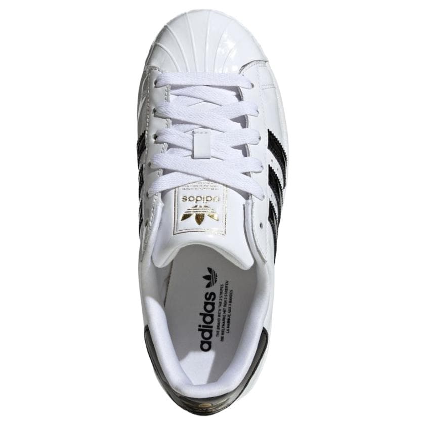 Кроссовки Adidas Originals Superstar 2 Устойчивая к истиранию низкая обувь для скейтбординга Женская Белая Черная - изображение 5