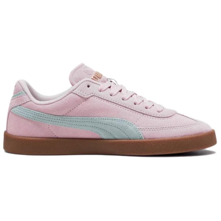 Кроссовки PUMA Club II Era Устойчивые к истиранию Низкие Кеды Немецкий Армейский Унисекс Розовый Красный - изображение 2