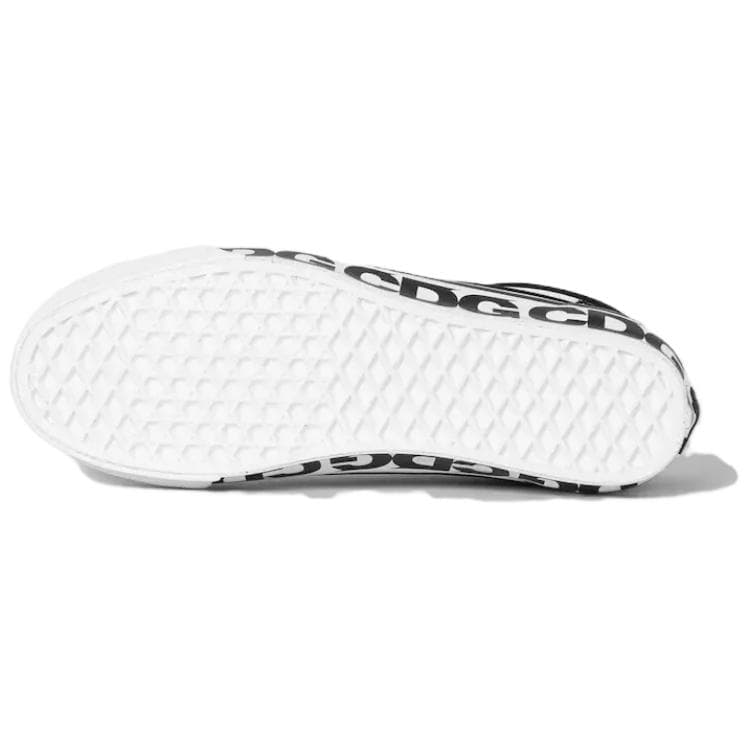 Кроссовки Vans X cdg Old Skool 36 Low Топ Скейтборд Обувь Мужской Черный белый - изображение 5