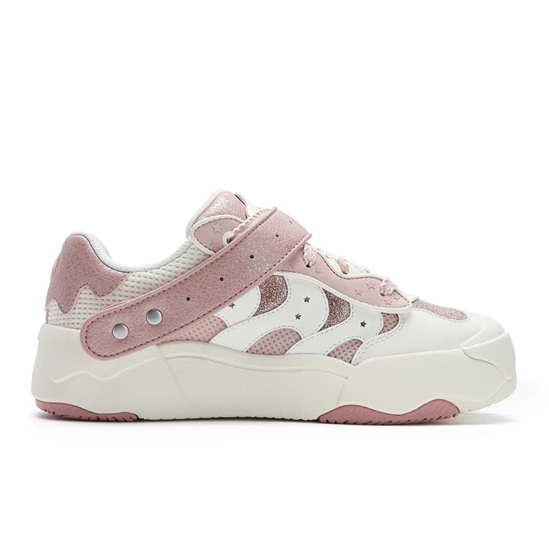 Кроссовки FILA OMELETTE Яйцо Сумка Обувь Low Топ Скейтборд Обувь Women's White Розовый - изображение 2