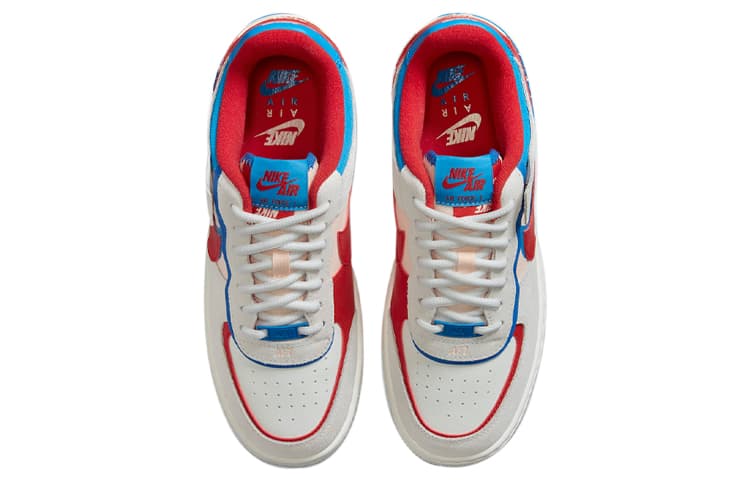Кроссовки Nike Air Force 1 Shadow Grey Red Blue - изображение 3