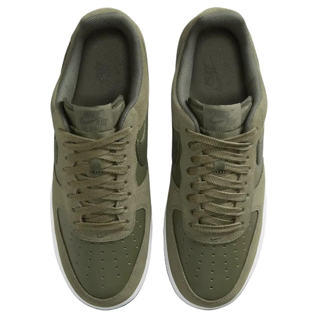 Кроссовки Nike Air Force 1 Искусственная замша кожа обувь для скейтбординга мужская зеленый белый - изображение 3