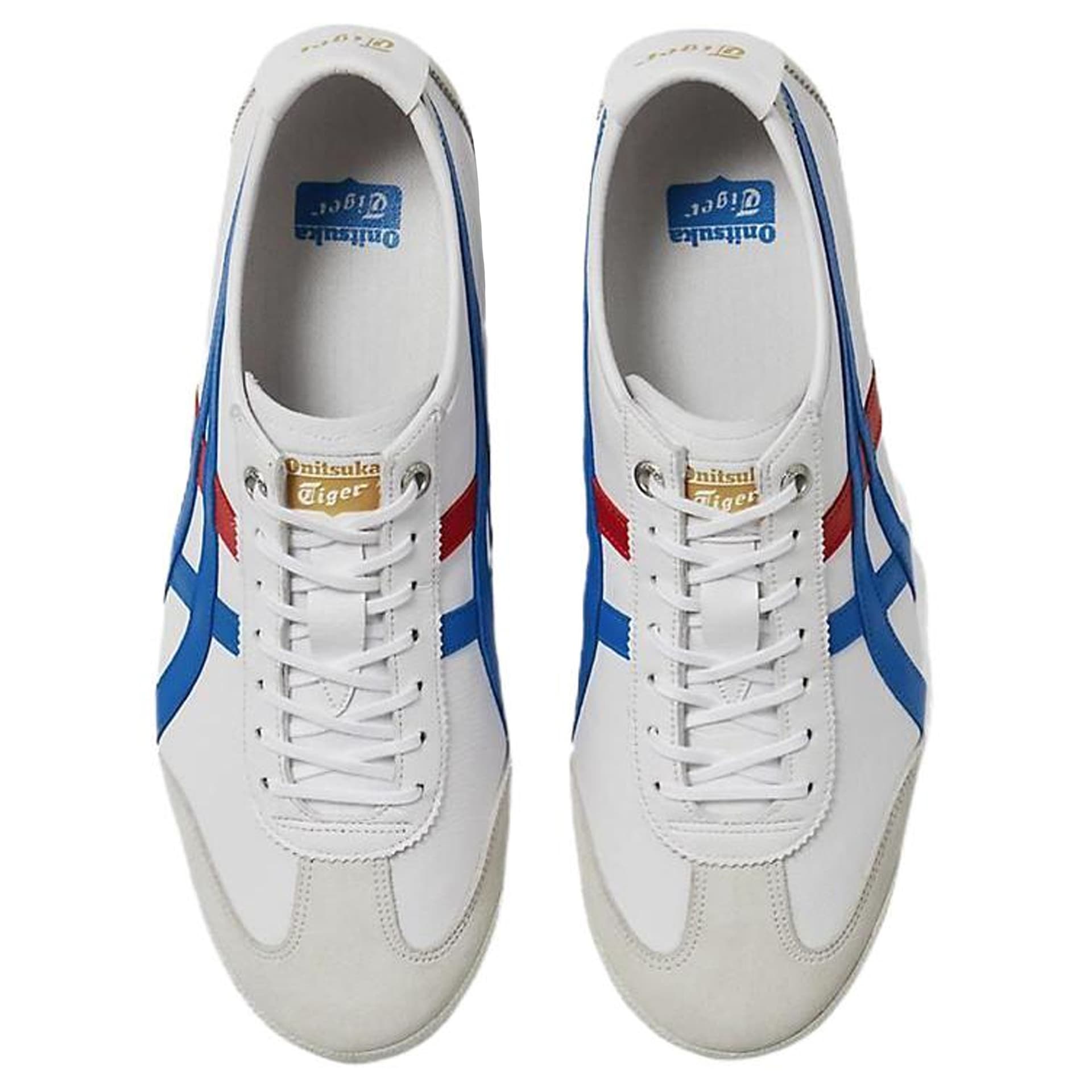 Кроссовки Onitsuka Tiger Mexico 66 White Red Blue - изображение 4