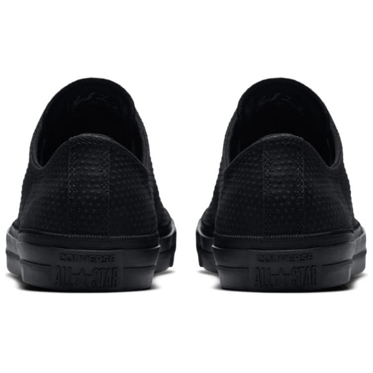 Кроссовки Converse Chuck Slip-Resistant Abrasion-Resistant Low-Top Скейтборд Кроссовки Унисекс Черные - изображение 4