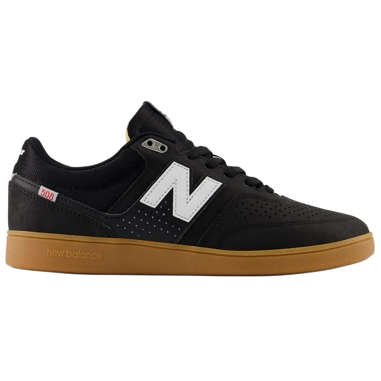 Кроссовки New Balance Устойчивая к истиранию Низкая Обувь для Скейтбординга Унисекс Черная - изображение 2