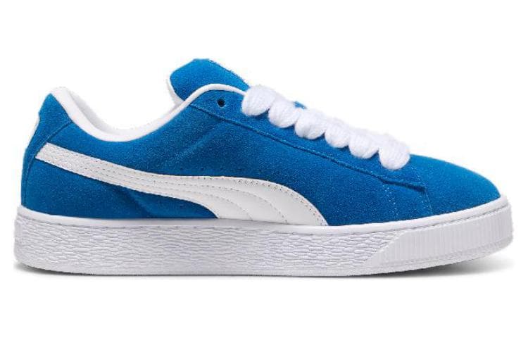 Кроссовки PUMA Suede White Blue - изображение 2