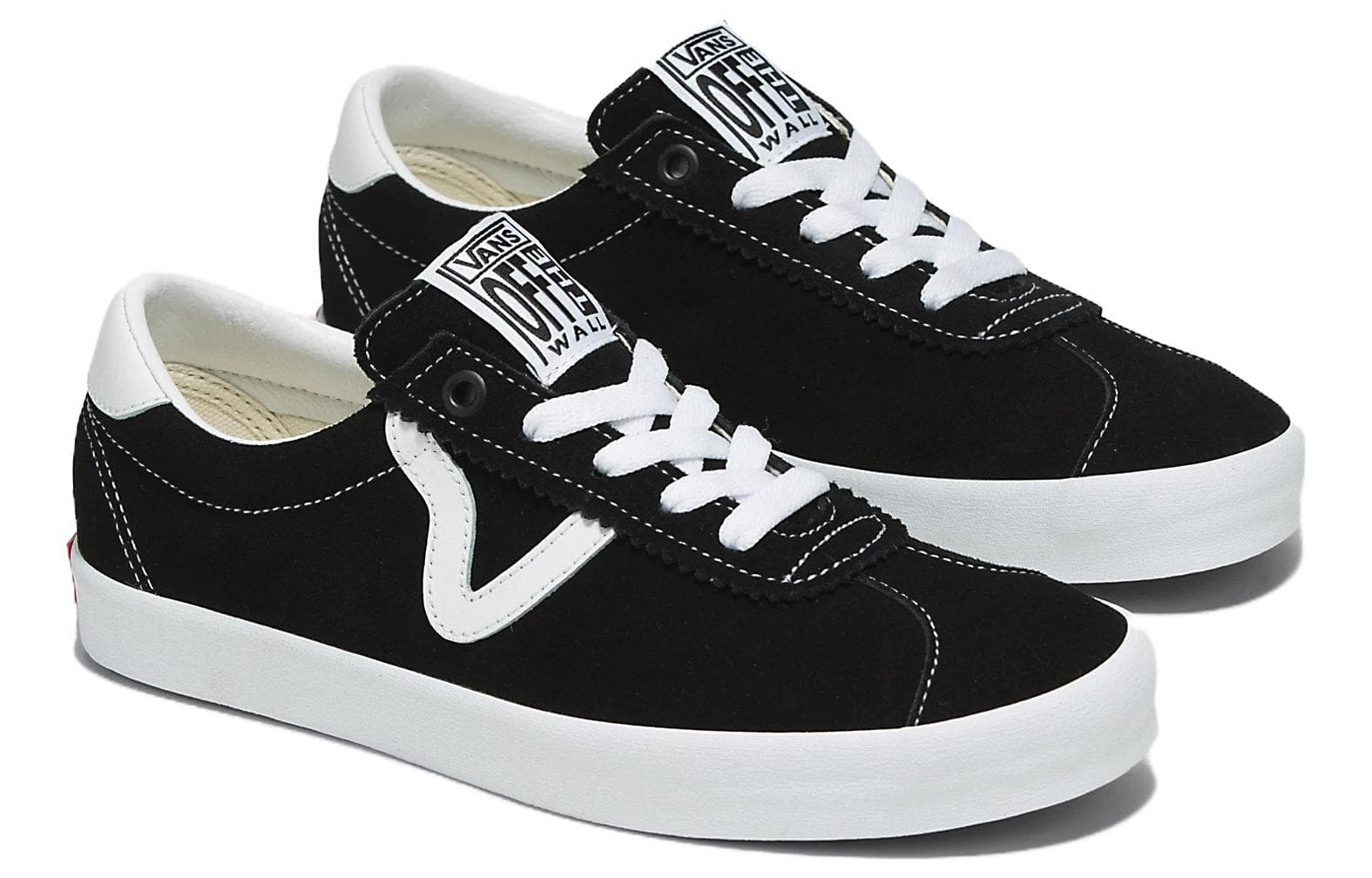 Кроссовки Vans Sports Удобные Легкие Низкие Кроссовки для Скейтбординга Унисекс Черно-Белые - изображение 3