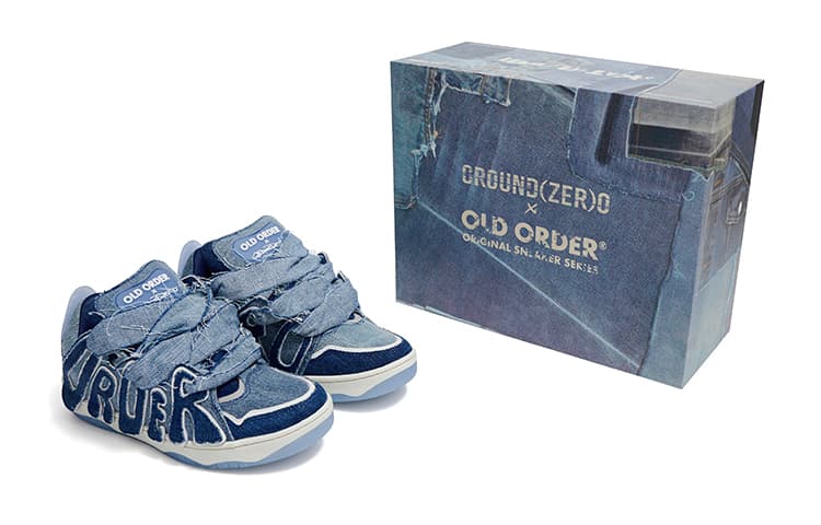 Кроссовки GROUND(ZER)O x OLD ORDER Skater 001 Denim Blue - изображение 5