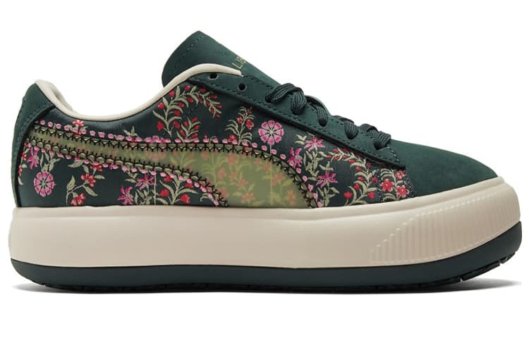 Кроссовки Liberty x PUMA Suede Floral Low Green - изображение 2