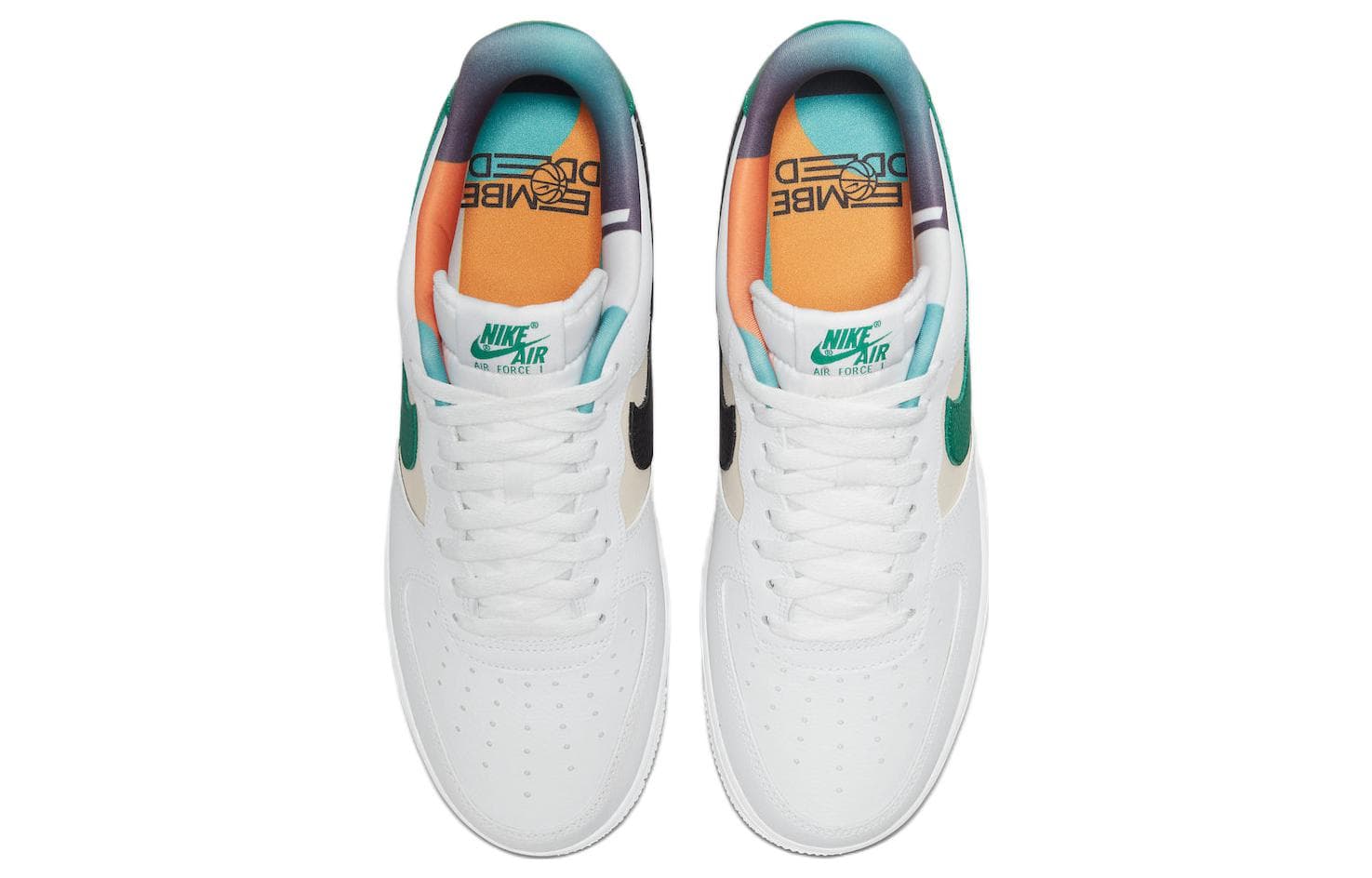 Кроссовки Nike Air Force 1 Low '07 LV8 EMB White Green — фото 4