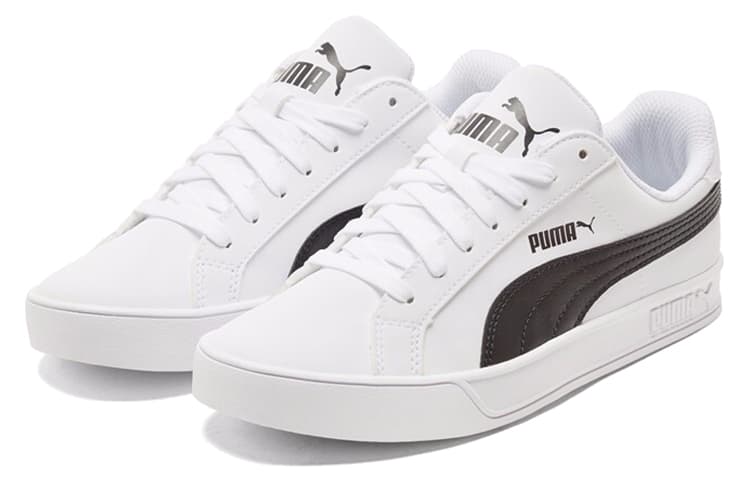 Кроссовки PUMA Smash Vulc Classic White Black - изображение 3