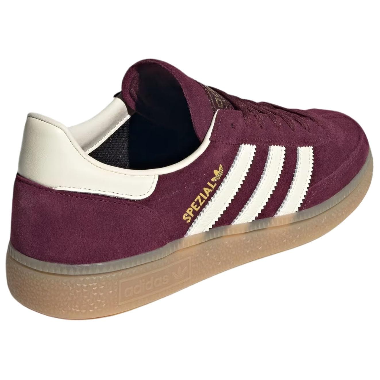 Кроссовки Adidas Originals HANDBALL SPEZIAL Кожа Замша Низкие Кеды Скейтборд Обувь Женские Коричневые - изображение 4