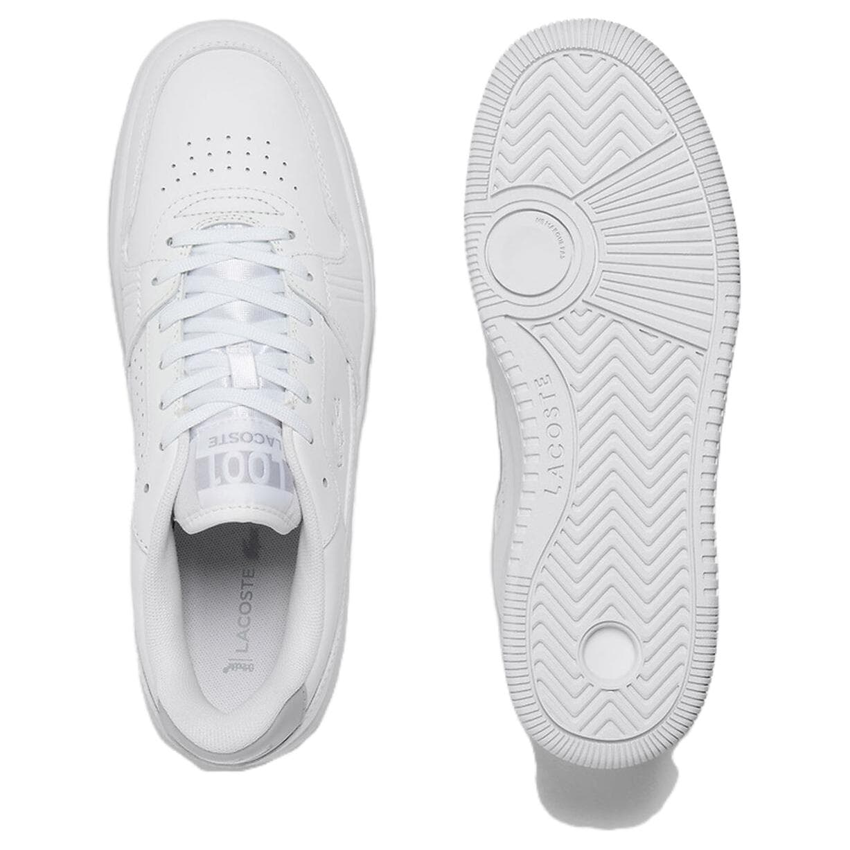 Кроссовки LACOSTE L001 Low Топ Скейтборд Кроссовки Женские Белые - изображение 5