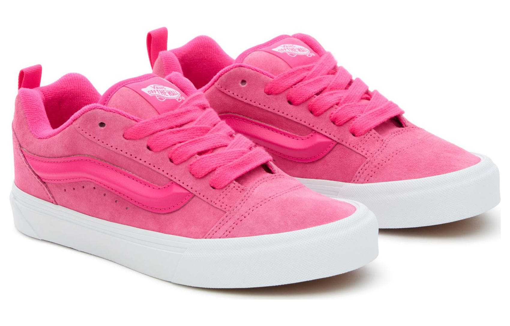 Кроссовки Vans Knu Skool "Nubuck Pink Glo" - изображение 3