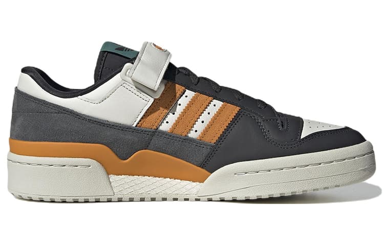 Кроссовки adidas Forum 84 Low White Black Orange - изображение 2