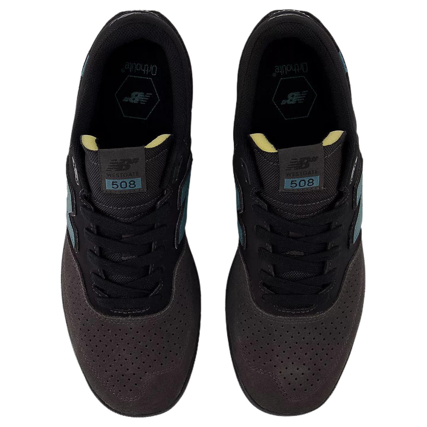 Кроссовки New Balance NB Numeric Brandon Westgate 508 Дышащая Скейтборд Обувь Унисекс Черная - изображение 4