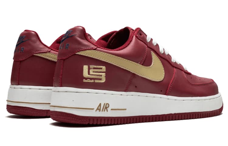 Кроссовки Nike Air Force 1 Low Red Gold — фото 4