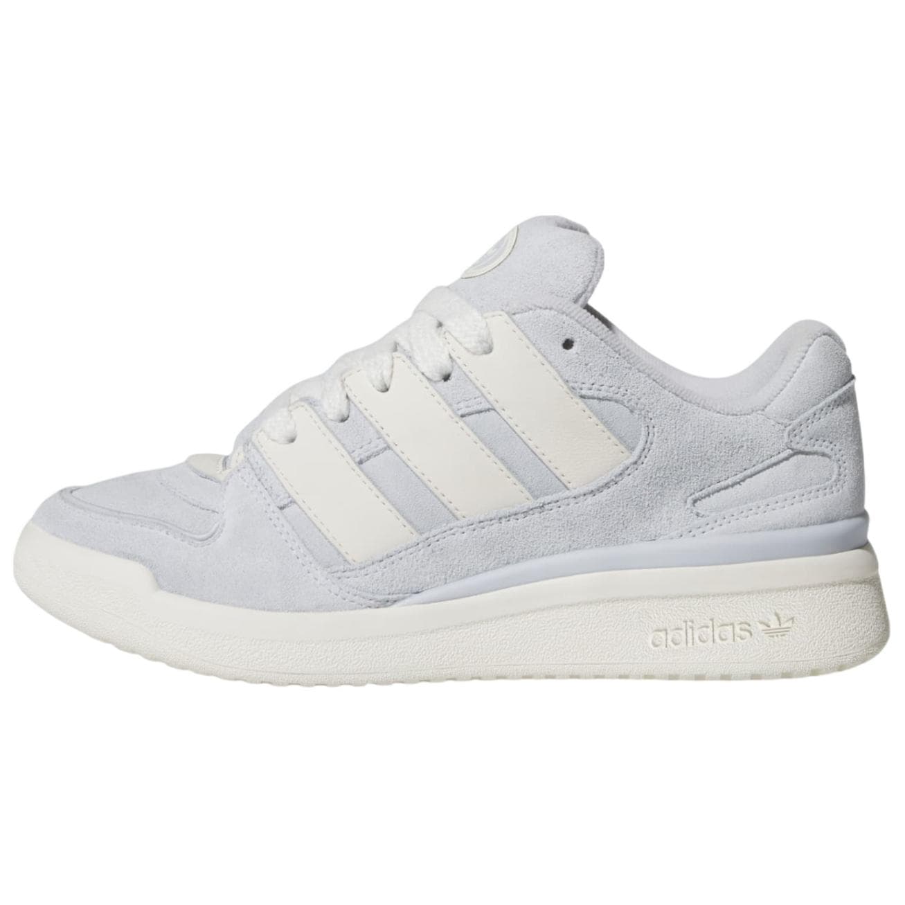 Кроссовки Adidas Originals FORUM 2000 Устойчивые к истиранию низкие скейтбордические кроссовки Женские Серый Белый - изображение 1