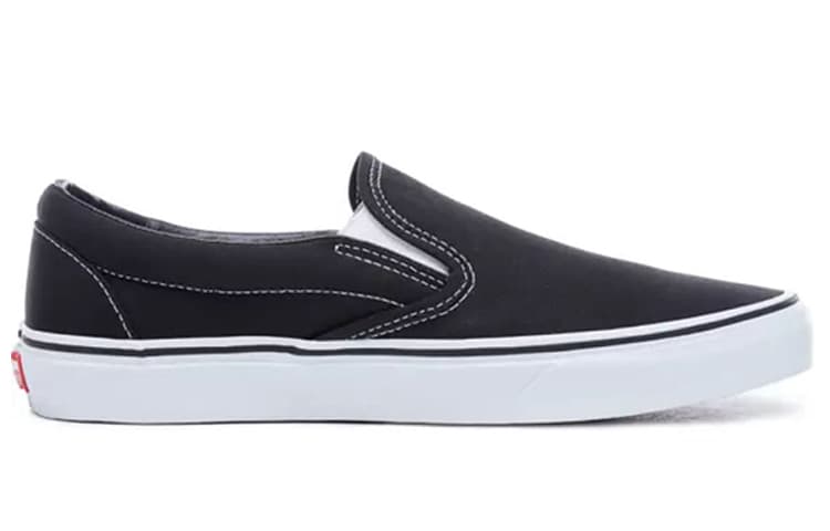 Кроссовки Vans Slip-On Classics Black White - изображение 2