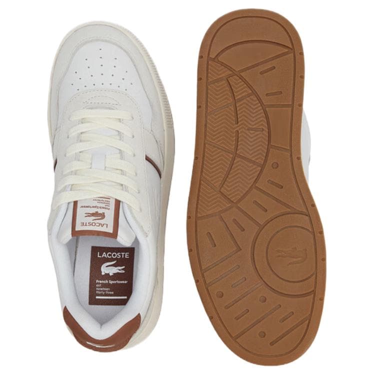 Кроссовки LACOSTE Aceclip Low Топ Скейтборд Обувь Женская Бежевая - изображение 5