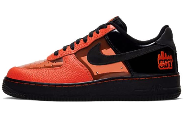 Кроссовки Nike Air Force 1 Shibuya Halloween Black Orange