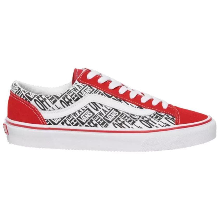 Кроссовки Vans Style 36 Low Топ Скейтборд Обувь Мужская Красная Белая - изображение 2