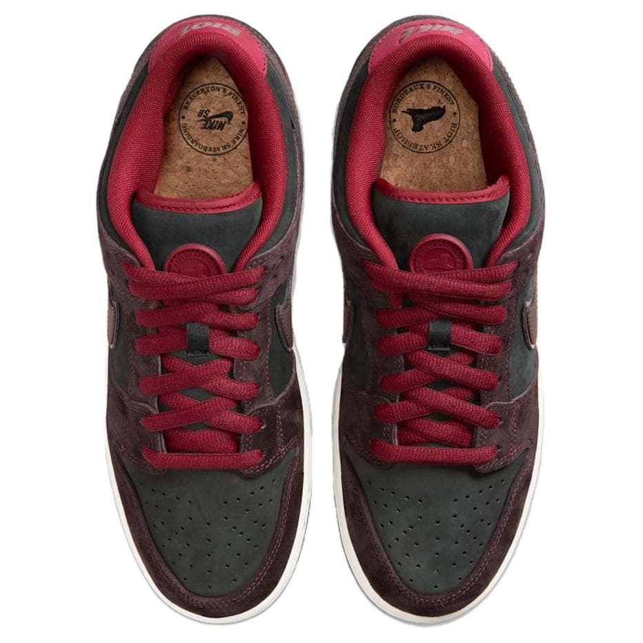 Кроссовки Nike X RIOT Skateshop Dunk SB Low Топ Скейтборд Обувь Мужская Коричневая Красная - изображение 4