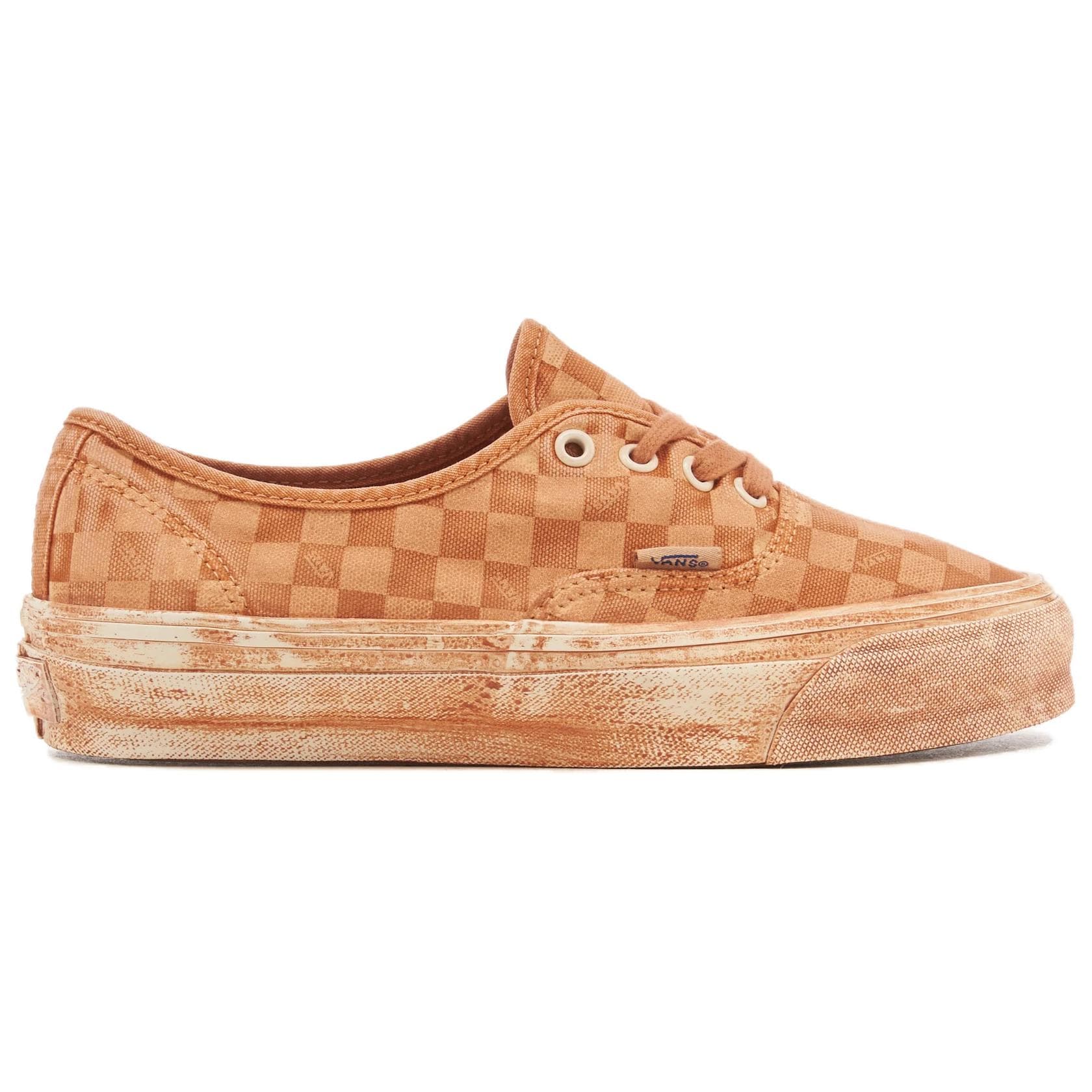 Кроссовки Vans Lx Authentic Reissue 44 Low Топ Скейтборд Кроссовки Женские Оранжевые - изображение 2
