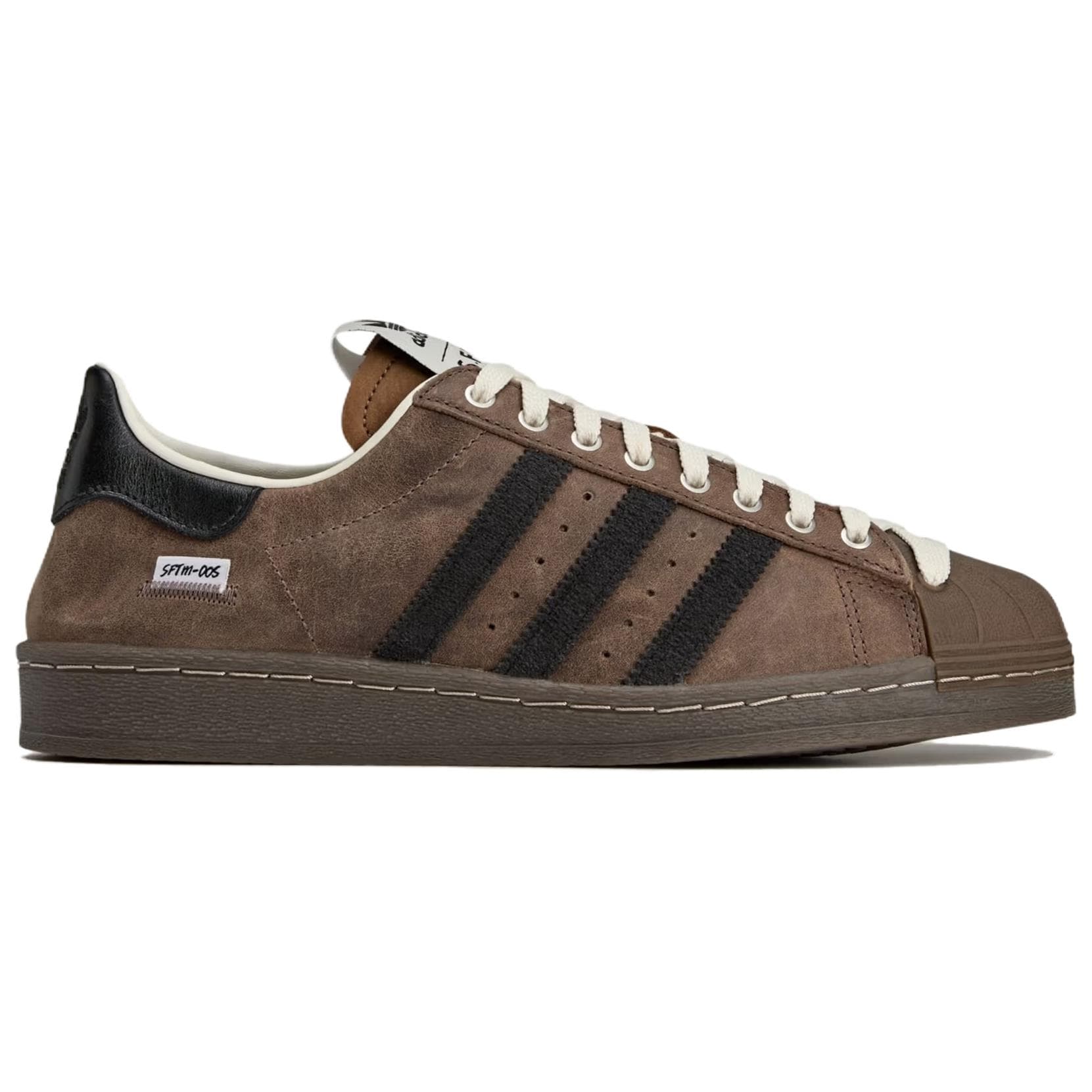 Кроссовки SONG FOR THE MUTE x adidas Superstar 82 Brown Black - изображение 2