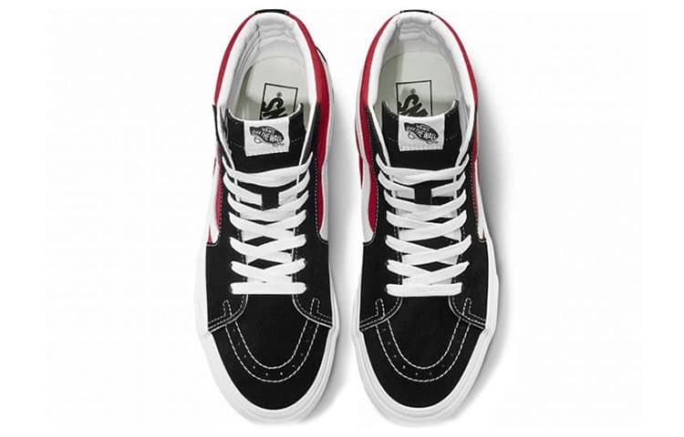 Кроссовки Vans SK8 High Black Red - изображение 4