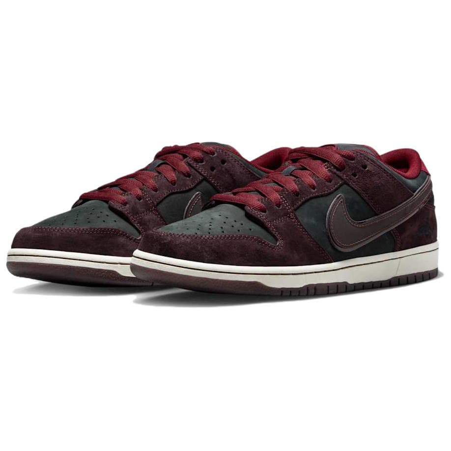 Кроссовки Nike X RIOT Skateshop Dunk SB Low Топ Скейтборд Обувь Мужская Коричневая Красная - изображение 3