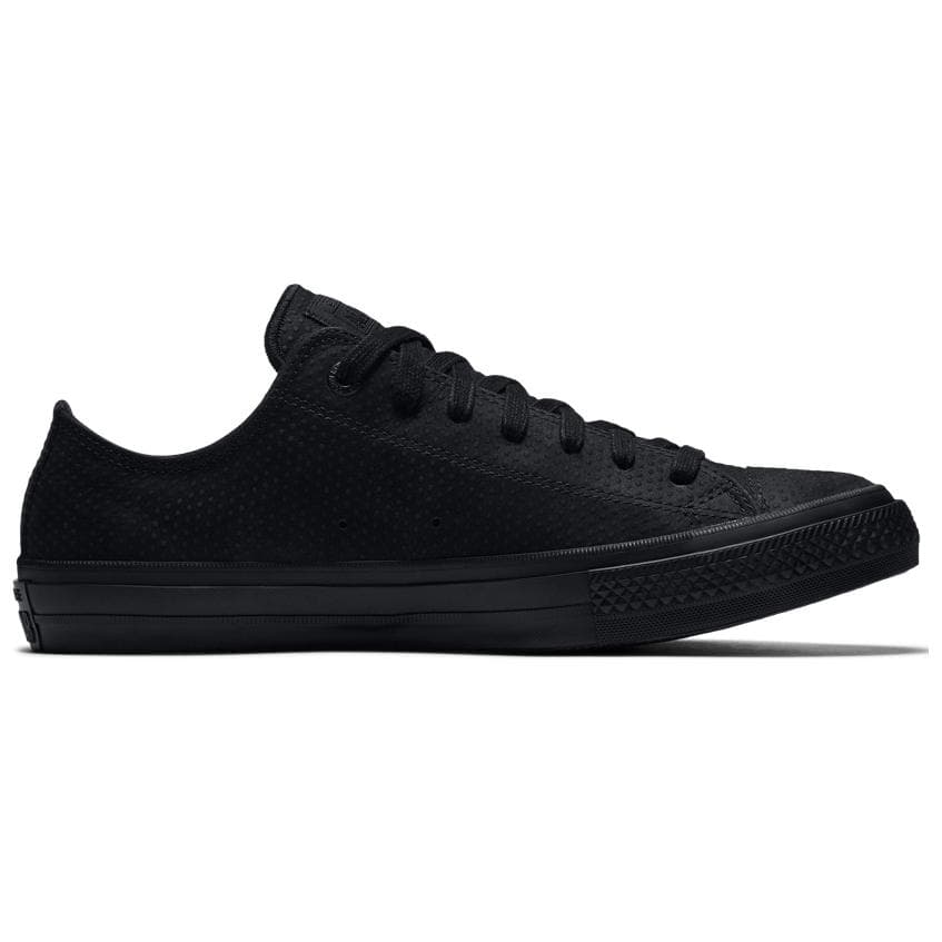 Кроссовки Converse Chuck Slip-Resistant Abrasion-Resistant Low-Top Скейтборд Кроссовки Унисекс Черные - изображение 2