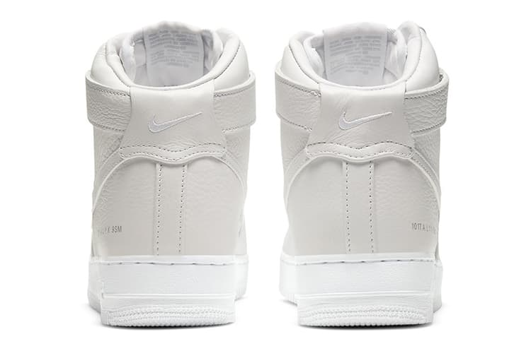 Кроссовки 1017 ALYX 9SM x Nike Air Force 1 High White — фото 5