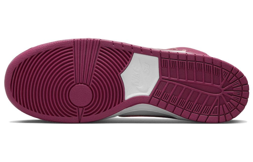 Кроссовки Nike Dunk SB High White Pink — фото 6