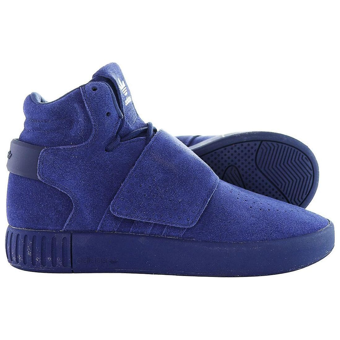 Кроссовки Adidas Originals Tubular Invader Strap противоскользящие устойчивые к истиранию высокие кроссовки для скейтбординга - изображение 5