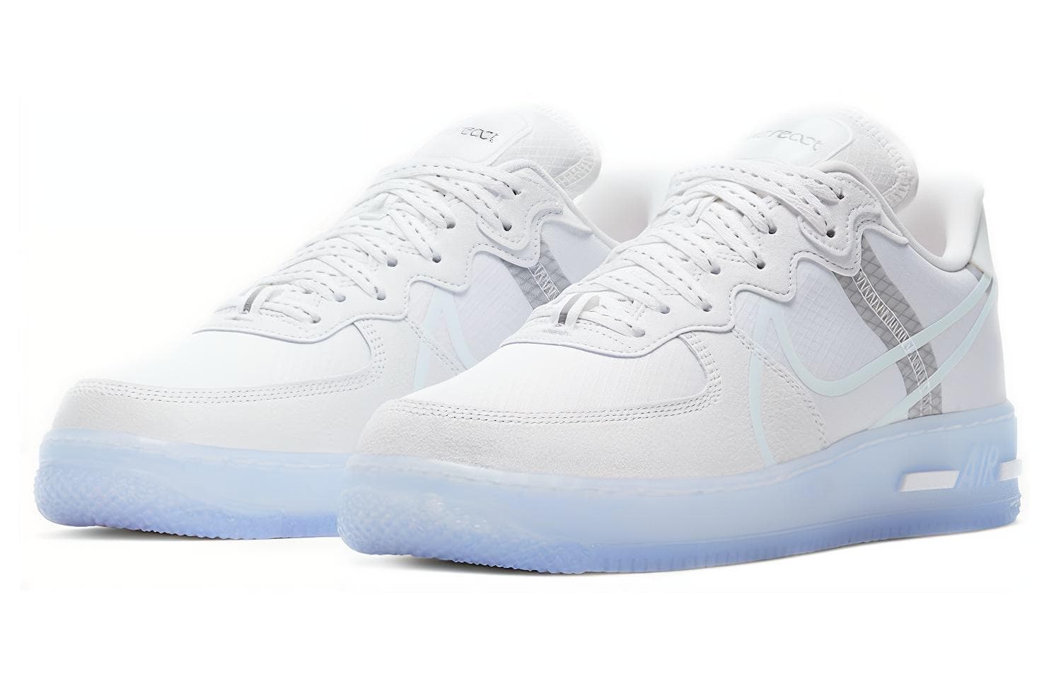 Кроссовки Nike Air Force 1 React QS Light Bone — фото 3