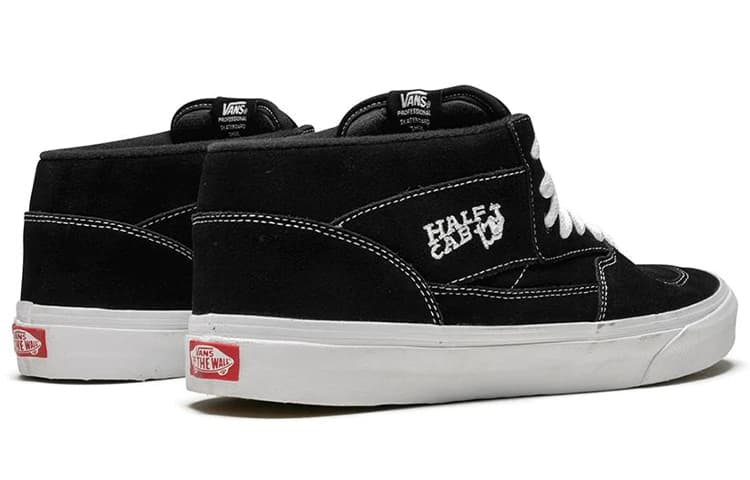 Кроссовки Vans Classic Mid Black White - изображение 3