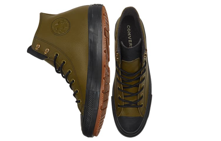 Кроссовки Converse Chuck Taylor Winter Dark Moss Green - изображение 4