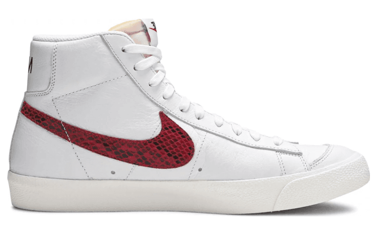 Кроссовки Nike Blazer Mid White Red Blue Snake - изображение 2
